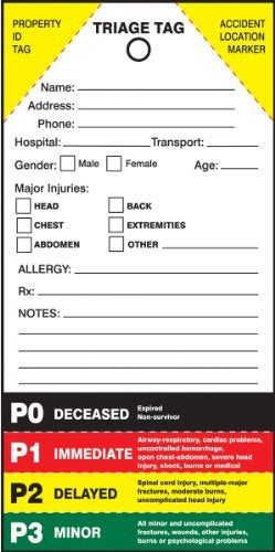 أكيوفورم Accuform 50 علامة فرز مع ثقوب إلى مستوى الإصابة المناسب ""رقم علامة الفرز #### (بدء ترقيم تسلسلي عشوائي باستخدام الرمز الشريطي)"" 8"" X 4"" Pf-Cardstock Ttr100 - Image 2