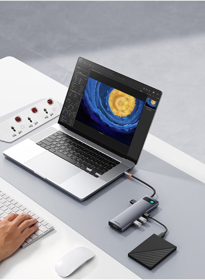 MODI 3-Way Universal Extension Cord Power Socket – Extension Cable with Individual Switches, Surge Protector, Wall Mounted Power Adapter - 5 M - Image 5