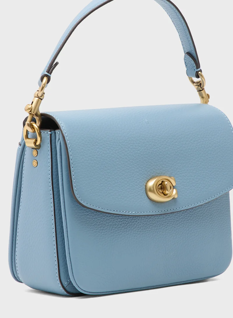 COACH  Cassie Crossbody Bag 19 in Polished Pebbled Leather for Women | Best Price UAE