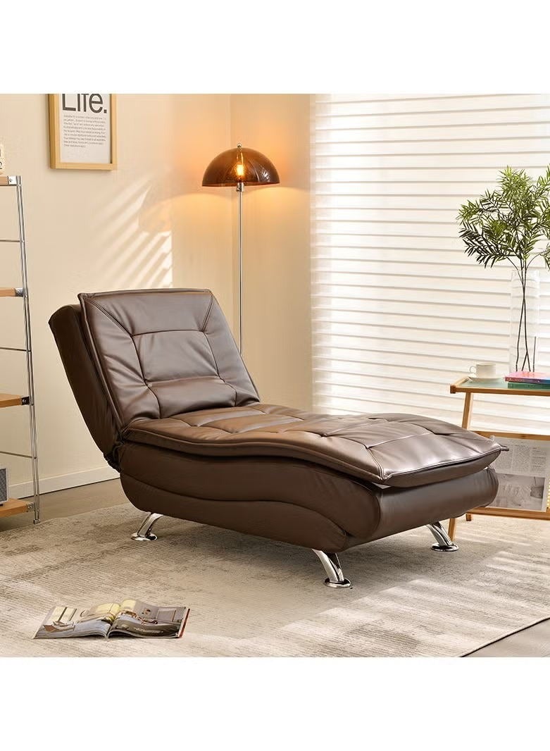 أثاث غرفة المعيشة المنزلية كرسي استرخاء ناعم قابل للطي كرسي استرخاء أريكة سرير قابلة للطي لاستراحة الغداء - Image 1