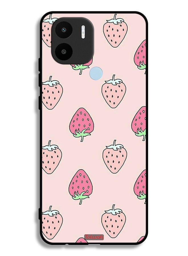 Tolwak Xiaomi Redmi A1 Plus Protective Case Cover Strawberry Icon - Image 2