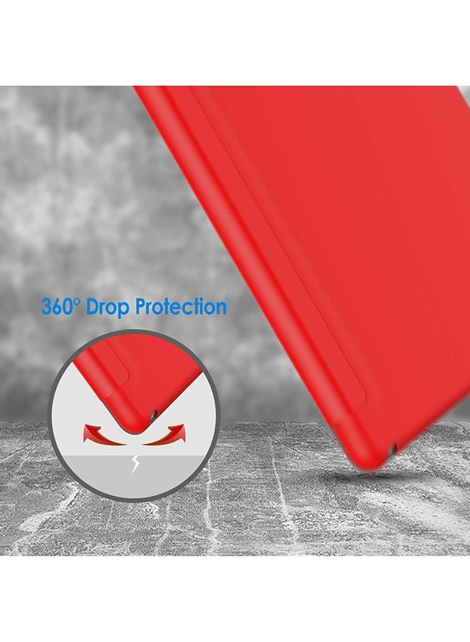 Flip Case Cover For Apple iPad 10.2-Inch(2019) Red - Image 5