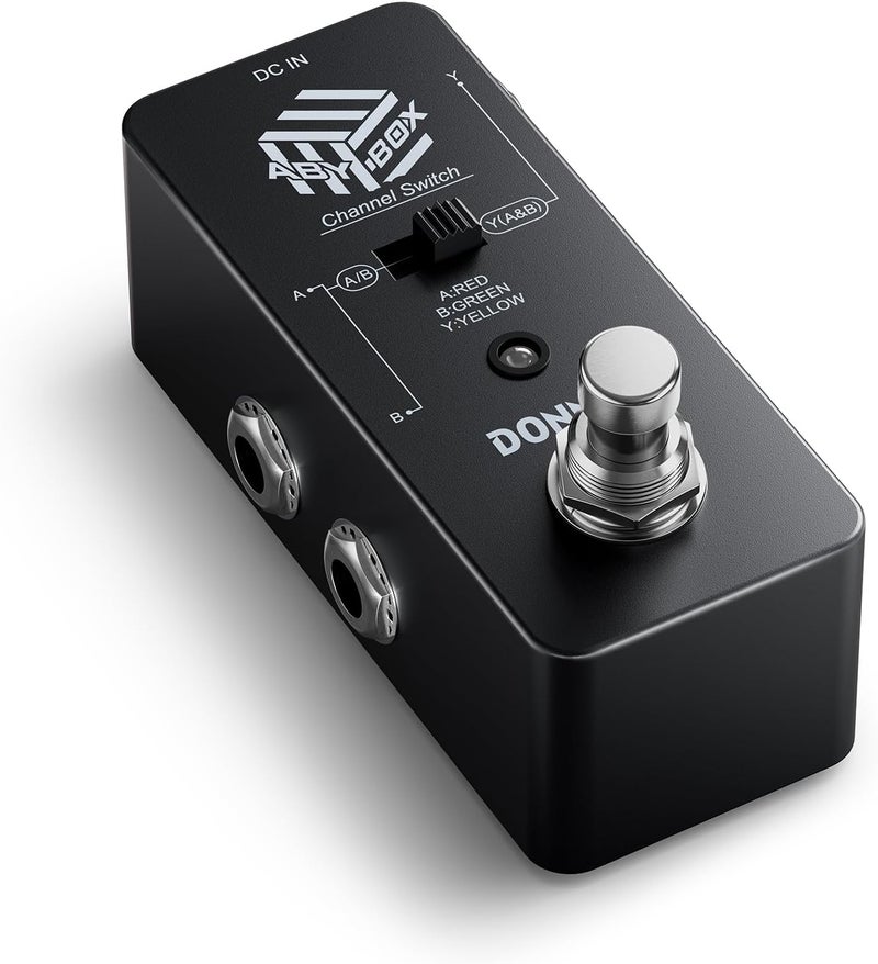 Donner ABY Box Line Selector AB Switch Mini Guitar Effect Pedal True Bypass - Image 1