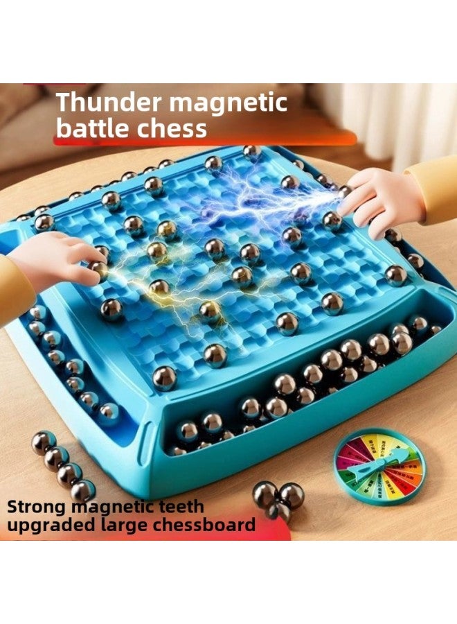 Stepping On Thunder Vs. Magnetic Induction Chess Parent-child Interactive Board Games Toys Children's Thinking Logic Training Concentration-Color:Chessboard 27.5*27.5*3 - Image 2