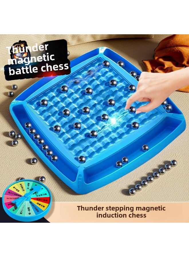 Stepping On Thunder Vs. Magnetic Induction Chess Parent-child Interactive Board Games Toys Children's Thinking Logic Training Concentration-Color:Chessboard 27.5*27.5*3 - Image 4