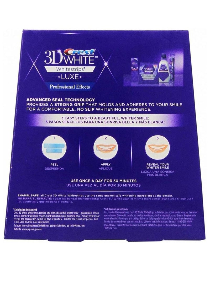 Crest 3D LUXE Whitestrips Professional Effects 40 strips - Image 4