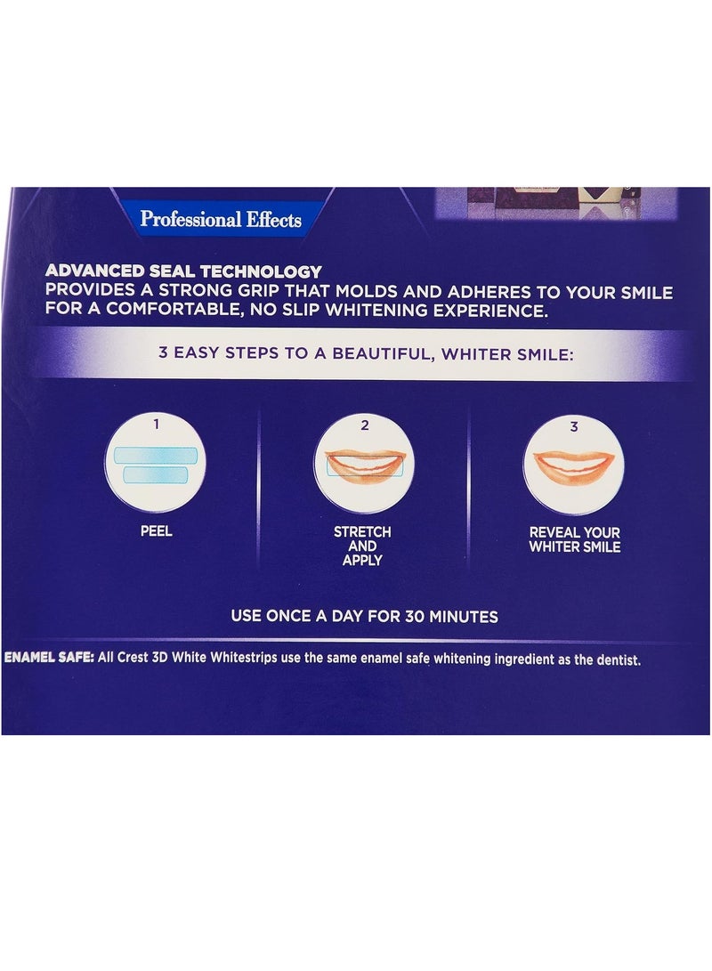 Crest 3D LUXE Whitestrips Professional Effects 40 strips - Image 3