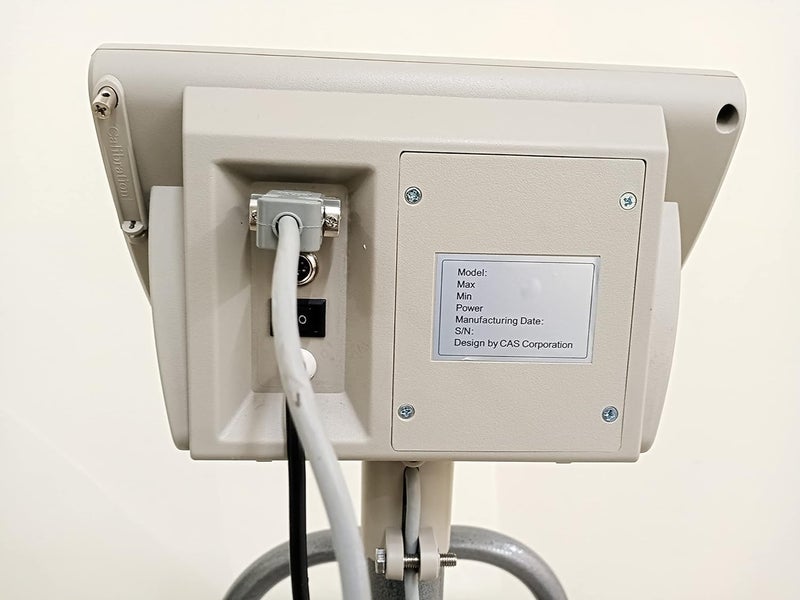 CAS 100 kg Capacity 10g accuracy Digital Industrial Stainless steel Platform Weighing Machine for Shop and factory with Double Display 16 x 16 inches 400x400mm pan sizeWeighing Scale - Image 4