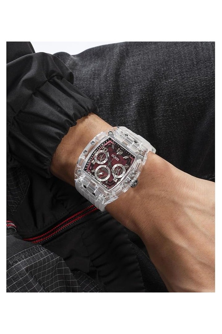 GUESS PHOENIX Men's Watch Clear, Pale, - Image 4