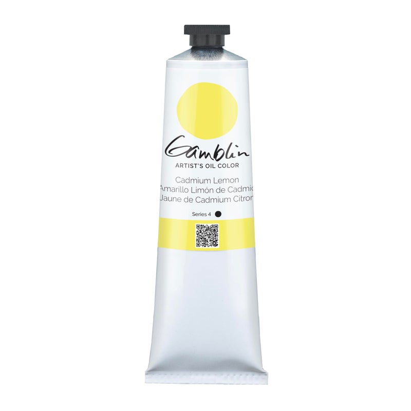 Gamblin Artists' Grade Oil Color Color: Cadmium Lemon 5 Ounce - Image 3
