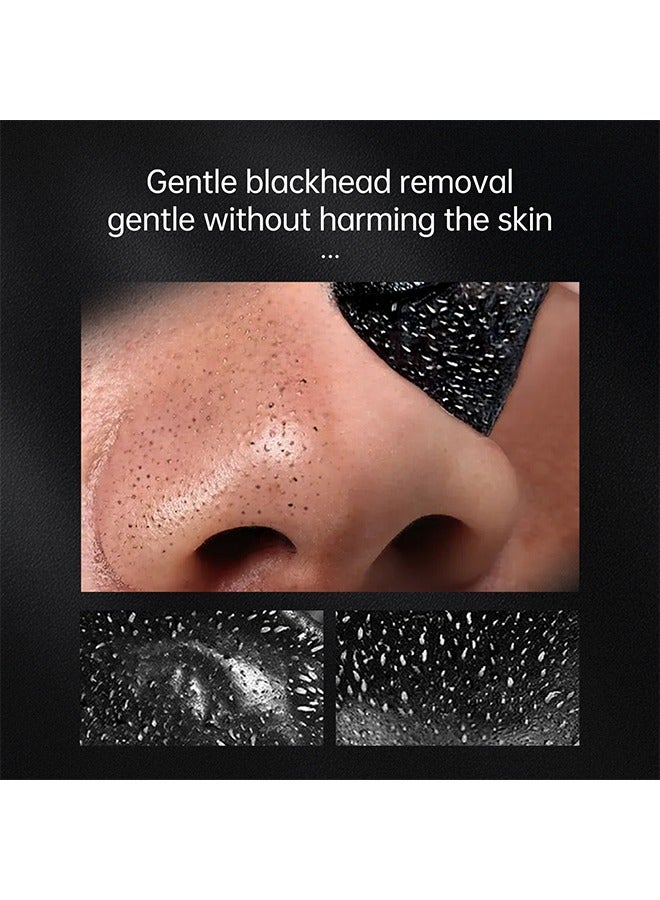 SADOER Bamboo Charcoal Black Mask-Blackhead Remover ​Charcoal Mask Peel off Mask Facial Pore Cleanser Purifying Face Mask Nose 60g - Image 2