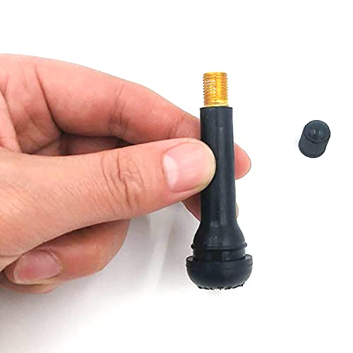 QISF 50pcs TR418 Tire Valve Stem Snap-in Valves, 2 Inch Length Rubber Tubeless Tire Valve Stems - Image 4