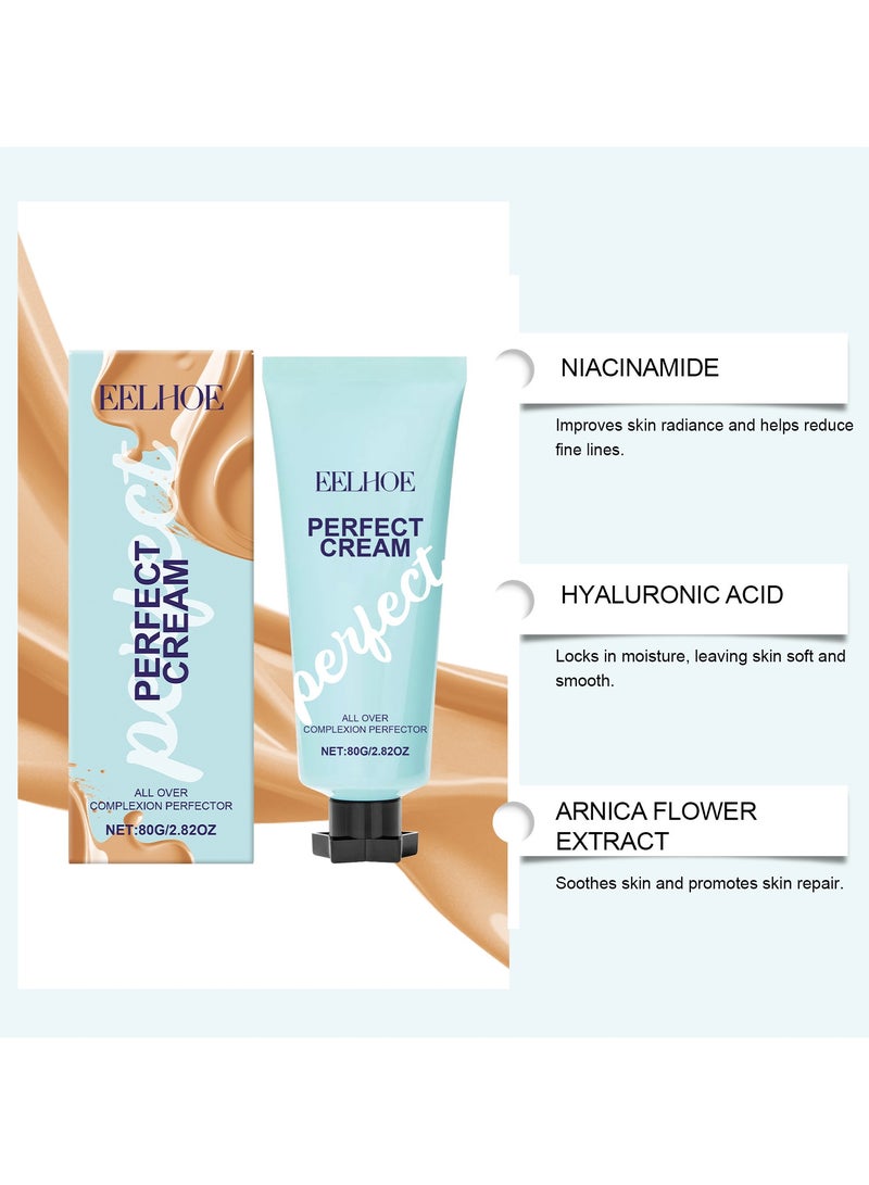 EELHOE Supreme Creme All-Over Complexion Perfector, Beauty Body Coverage Perfector, Supreme Cream Body Perfector, Long Lasting Full Coverage Concealer, Leg Makeup Waterproof No Transfer - Image 3