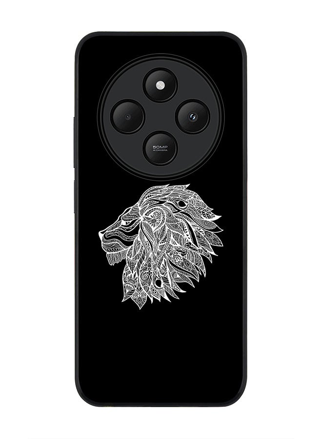 Stylizedd For Xiaomi Poco C75 / Xiaomi Redmi A4 Case,Slim fit Camera Protection, Shockproof Thin Phone cover - Lion Abstract - Image 1