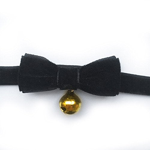 3GARDEN COS Gothic Lolita Bow bells velvet ribbon lace necklace Choker Necklace - Image 3