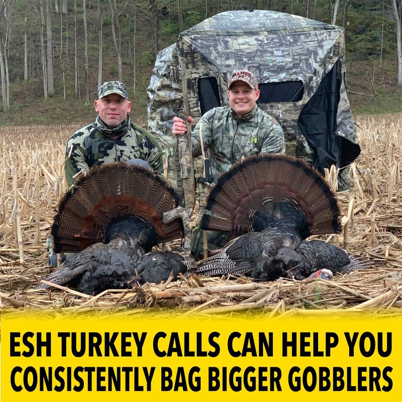 ESH Store Turkey Pot Calls – Realistic Friction Turkey Calls for Hunting – Easy-Use, High-Volume Pot Calls for Beginners & Pros - Image 3