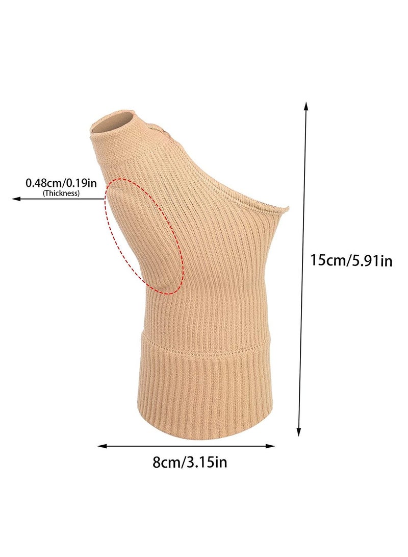 1 Pair Gel Thumb Wrist Support Brace Breathable Compression Arthritis Gloves For Arthritis Carpal Tunnel Tenosynovitis - Image 5