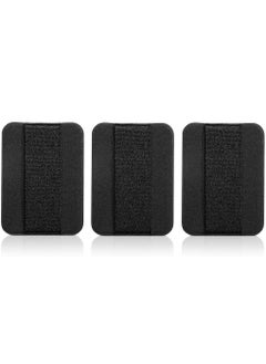 Nobiggi Finger Strap - Ultra thin Smartphone Strap- Extend Thumb Reach - for Most Mobile Devices Black-3Pc Pack