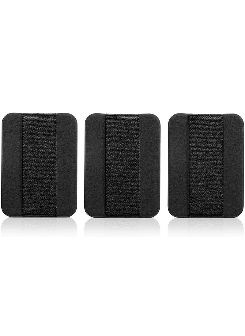 nobiggi - Nobiggi Finger Strap - Ultra thin Smartphone Strap- Extend Thumb Reach - for Most Mobile Devices Black-3Pc Pack - Image 1