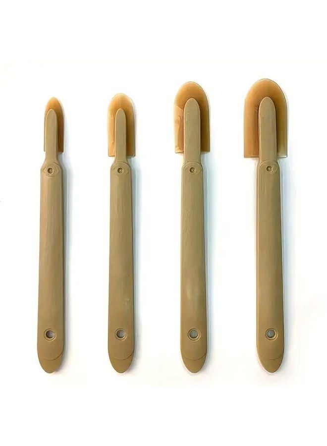 4 Piece Set Wall Scraper Glass Adhesive Edge Trimming Tool - Image 1