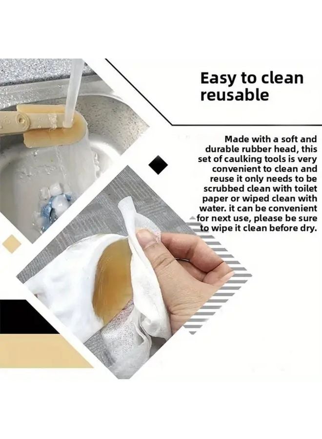 4 Piece Set Wall Scraper Glass Adhesive Edge Trimming Tool - Image 3