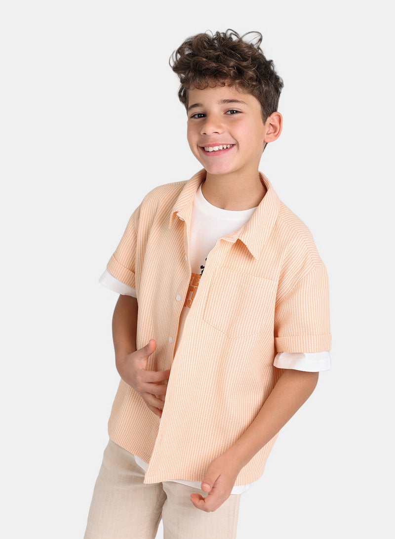 Junior Boys Short Sleeve Shirt - Image 2