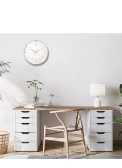 Wall Clock 12 Inch,Modern Round Silent Non-Ticking Battery Operated and Apply to Bedroom Living Room Study Room and Offiec Decor (White) - pzsku/Z88862959AE03CBA2E731Z/45/_/1740907092/c5022ca2-681f-4fba-8cca-5f43058cdd0a