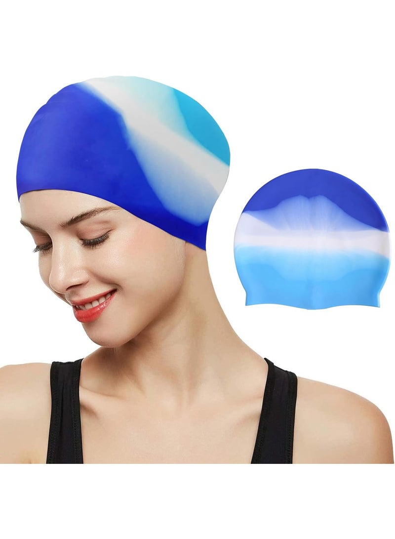 كونكويست كاب سباحه لحماية الشعر من الماء بتصميم أنيق مرن ومتين للاطفال والبالغين - كاب سباحه._ أدوات سباحه ـ اكسسوارات سباحه ـ العاب مائيه ـ مستلزمات سباحه - Image 2