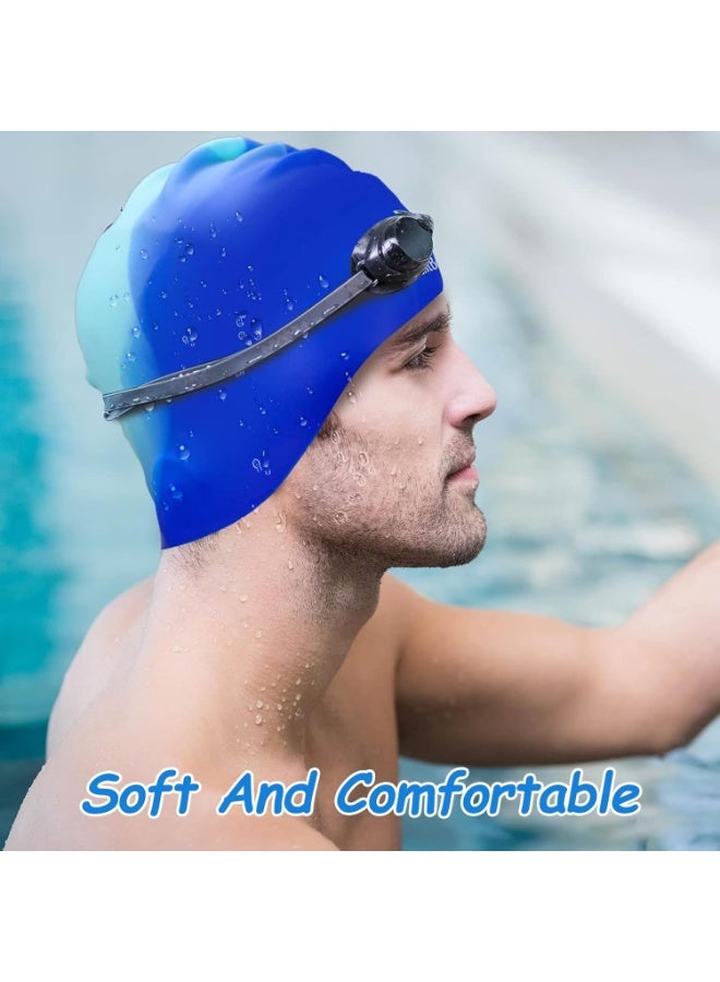 كونكويست كاب سباحه لحماية الشعر من الماء بتصميم أنيق مرن ومتين للاطفال والبالغين - كاب سباحه._ أدوات سباحه ـ اكسسوارات سباحه ـ العاب مائيه ـ مستلزمات سباحه - Image 5