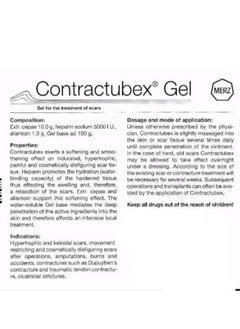 CONTRACTUBEX Pack OF 2 Contractubex 20 g Gel for Scar Treatment  - Image 4