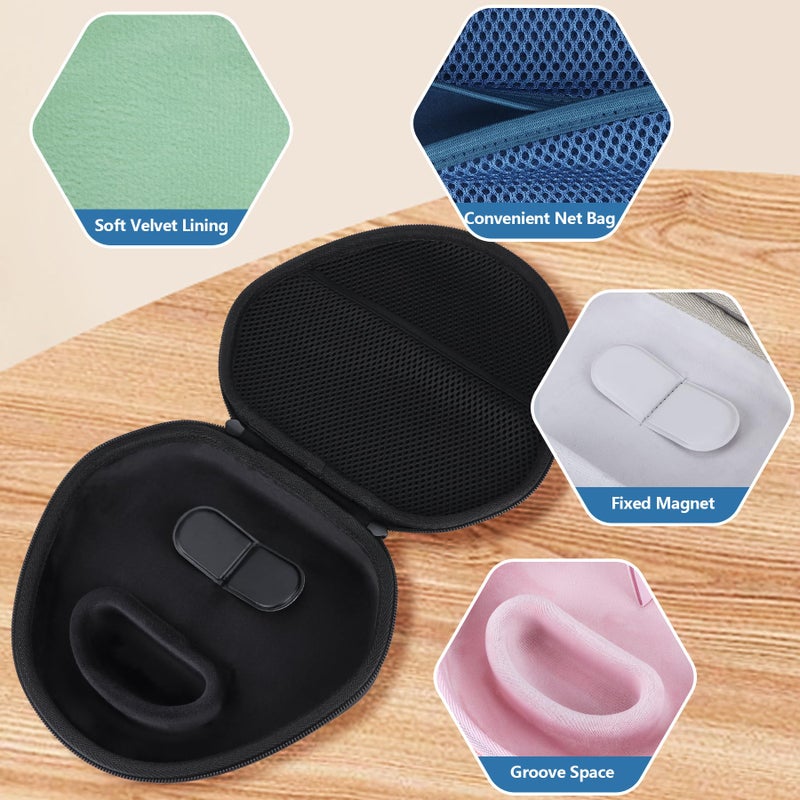 RIYADAone Hard Case Replacement for Apple Airpods Max Over-Ear Headphones (Purple Case) - Image 4
