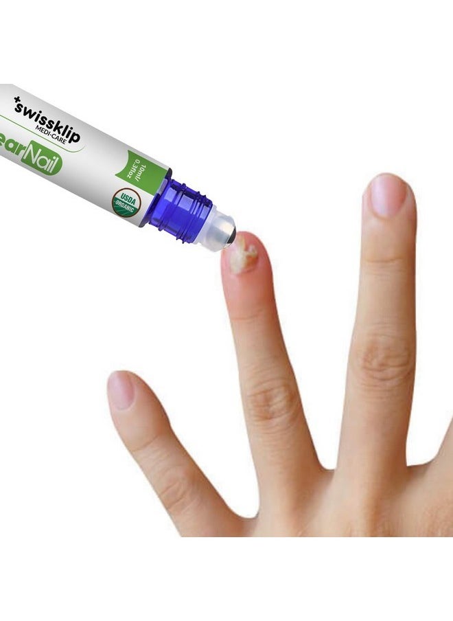 Swissklip - Medi-Care Toenail Stick I Natural Solution For Healthy Nails I Suitable For Foot, Toe, And Fingernail I For Brittle Toenails - 10Ml / 0.3 Fl. Oz. Pack Of 3 - Made In Usa - Image 1