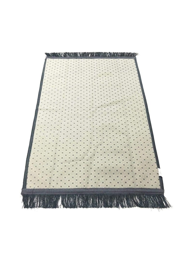 عام سجادة صلاة مخملية مزودة بمثبتات مطاطية حجم كبير- 80x120 سم - Image 1