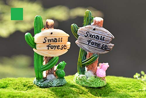 Skylofts Table Chair Set with Small Forest Display Showpiece Home Decor Garden Decor Miniatures Landscape Decorations - Image 3