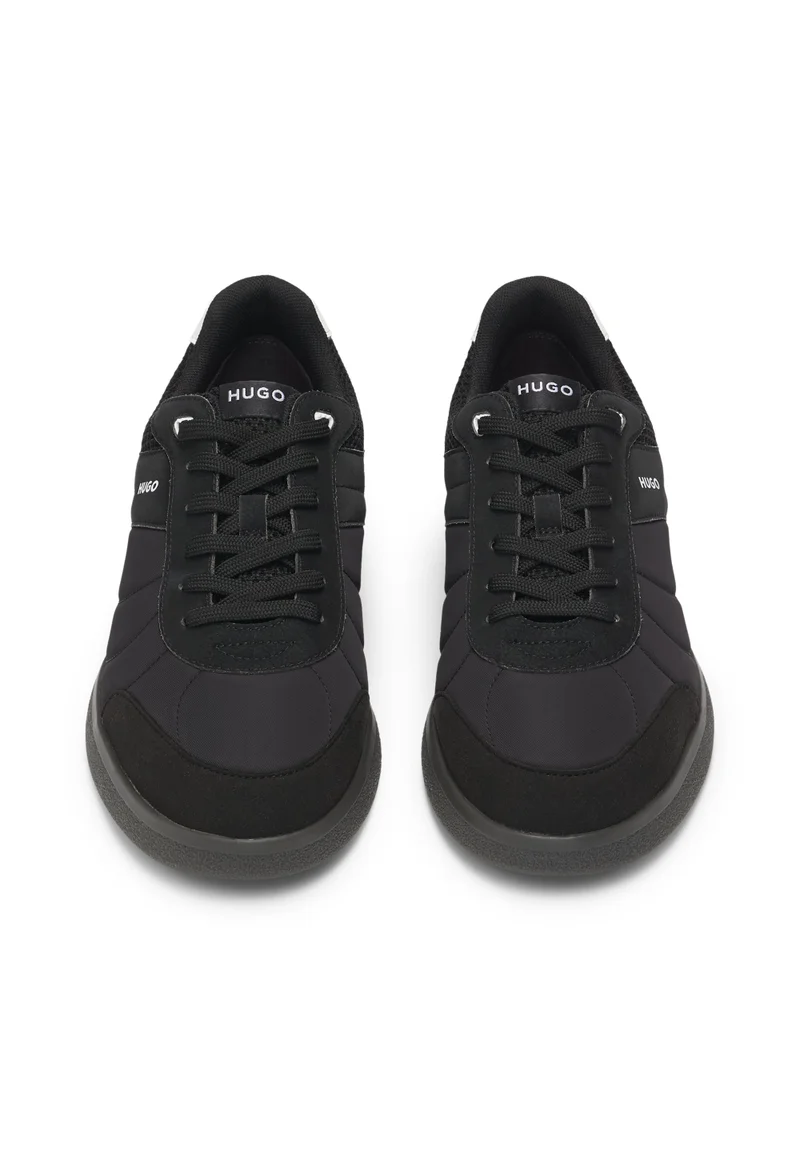 HUGO Football-inspired trainers with faux suede