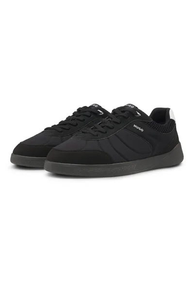 HUGO Football-inspired trainers with faux suede