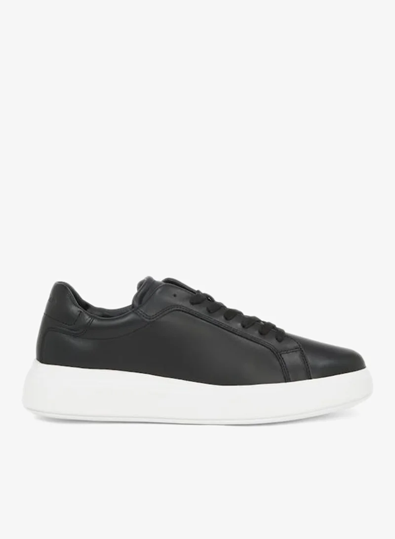 CALVIN KLEIN LEATHER TRAINERS