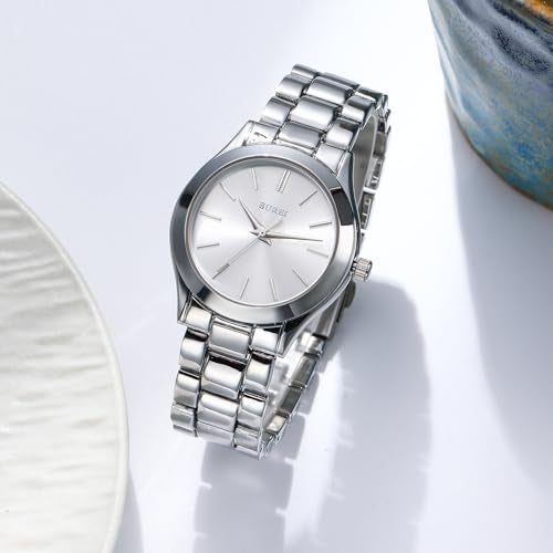 BUREI Women's Watch Analog Quartz Movement,Stainless Steel Bracelet Fashion Ladies Watch, Mothers Day Gifts for Mom - Image 2