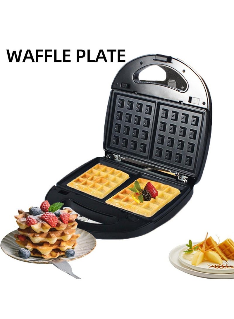 6-in-1 Breakfast Maker:,Sandwich, Waffle, Shell Cake Machine ,Electric Cake Stall & Nut Roaster ,Multifunctional Kitchen Appliance  - Image 2