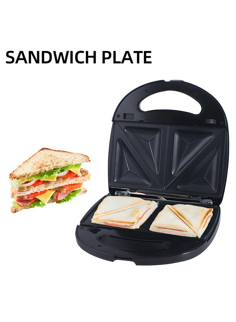 6-in-1 Breakfast Maker:,Sandwich, Waffle, Shell Cake Machine ,Electric Cake Stall & Nut Roaster ,Multifunctional Kitchen Appliance  - Image 4