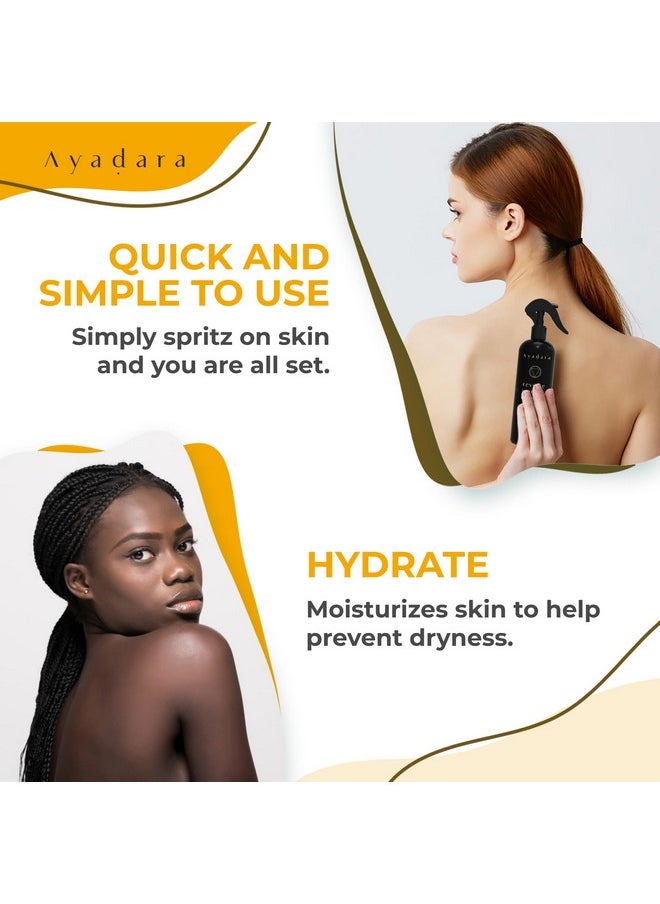 AYADARA - Acne Treatment Body Spray, 8 Fl Oz, Cystic Back Acne Treatment Spray With Salicylic Acid, Tea Tree Chest, Butt And Body Acne Spray For Hormonal Acne, Bacne Treatment For Teens Adults, 2000 Sprays - Image 1