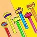 uoyoi Superhero Party Favors24Pcs Hero Word Bubble Wands for KidsCool Bubble Wand for Superhero Party SuppliesClassroom Prizes Pinata Goodie Bag Stuffers Gift - Image 4