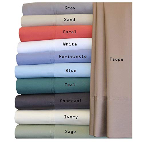 sheetsnthings Silky-Soft Viscose from Bamboo-Cotton Hybrid, Twin Extra Long XL 3PC Bed Sheets Set, White - Image 3