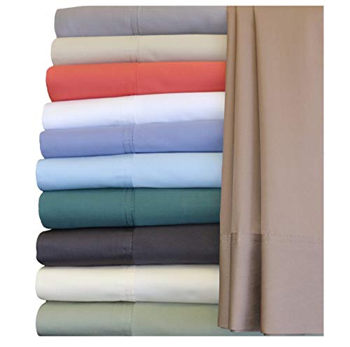 sheetsnthings Silky-Soft Viscose from Bamboo-Cotton Hybrid, Twin Extra Long XL 3PC Bed Sheets Set, White - Image 2