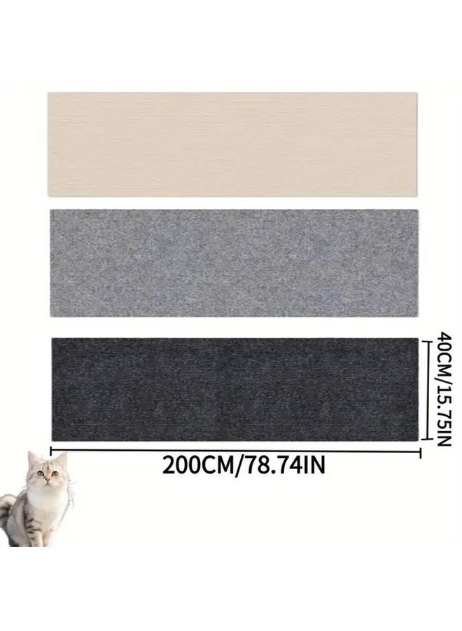 Extra Long Self Adhesive Cat Scratch Guard 15 75x78 74 Inch Dark Gray Furniture Protector - Image 3