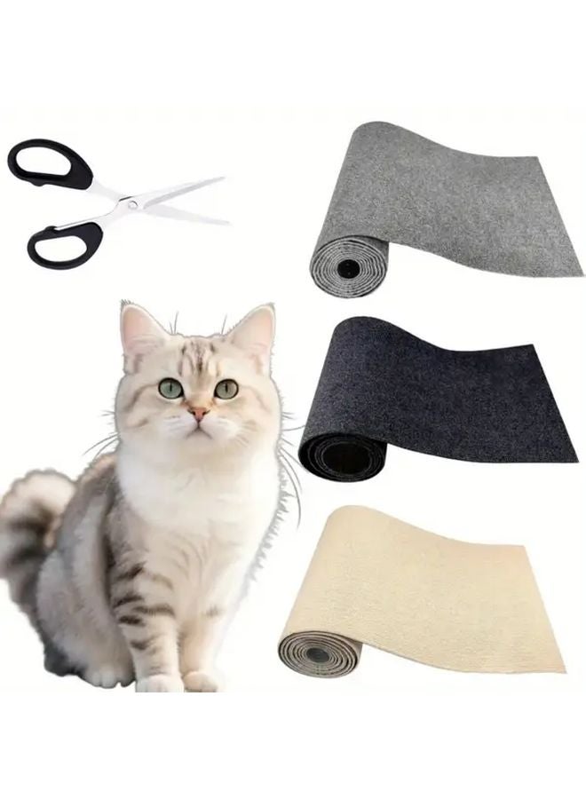 Extra Long Self Adhesive Cat Scratch Guard 15 75x78 74 Inch Dark Gray Furniture Protector - Image 5