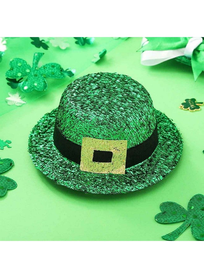 BARTOSI St. Patrick'S Day Hair Hat Clip Leprechaun Hats Green Hair Hat Clips Cosplay Hearwear Shamrock Heardress Saint Patricks Day Hair Decoration Accessories For Women Girls - Image 2
