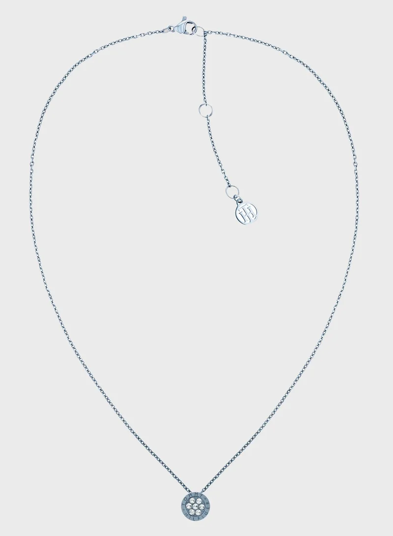 TOMMY HILFIGER Crystal Family Ice Blue Le Necklace