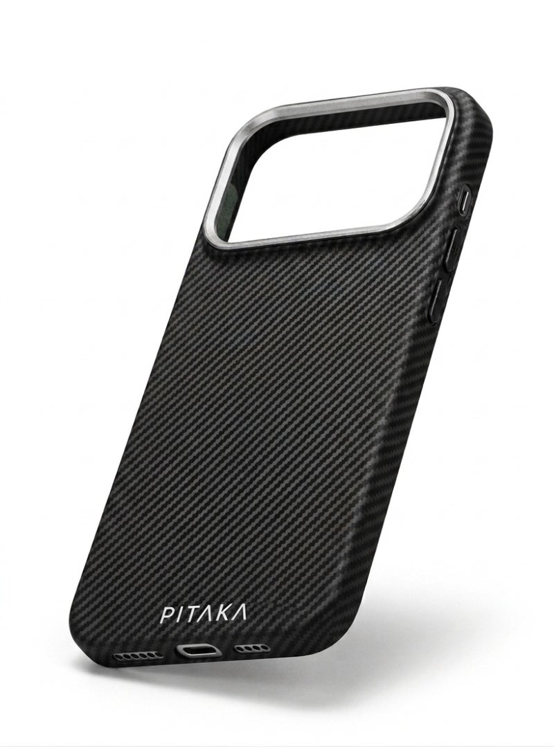 PITAKA MagSafe Case for iPhone 17 Pro - Ultra-Slim Aramid Fiber Protective Cover with Fusion Weaving Technology - Image 2