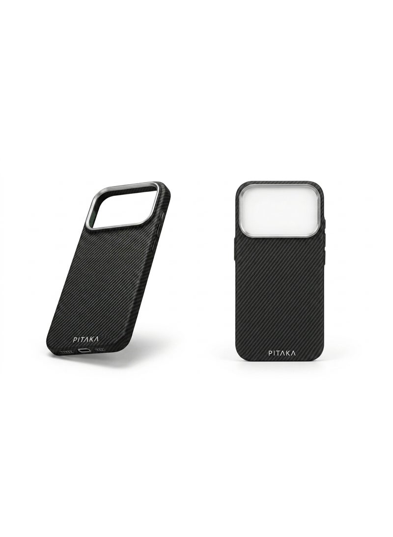 PITAKA MagSafe Case for iPhone 17 Pro - Ultra-Slim Aramid Fiber Protective Cover with Fusion Weaving Technology - Image 3